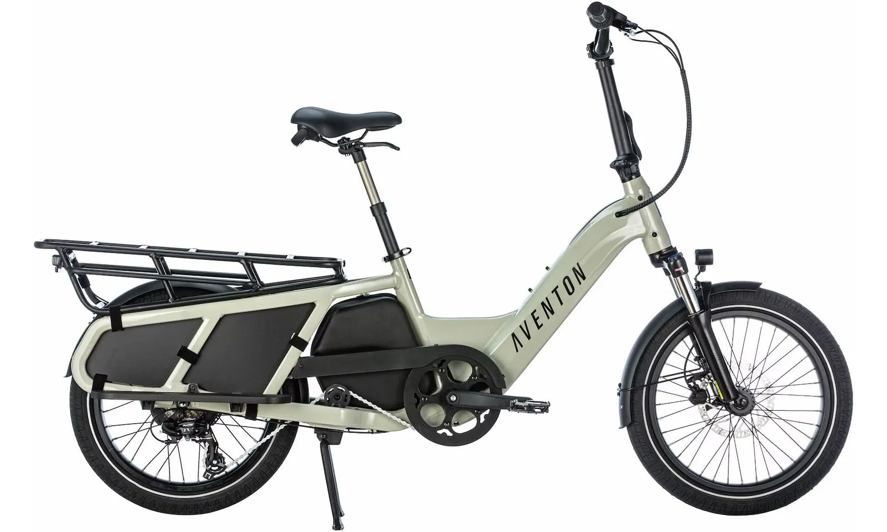 Фотография Электровелосипед Aventon Abound Cargo 750 Sage 20" 2024